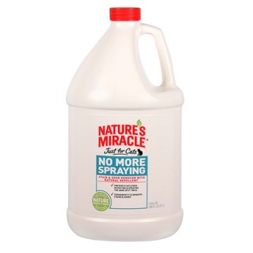 Nature's Miracle Training Spray Just for Cats No More Spraying 128oz
